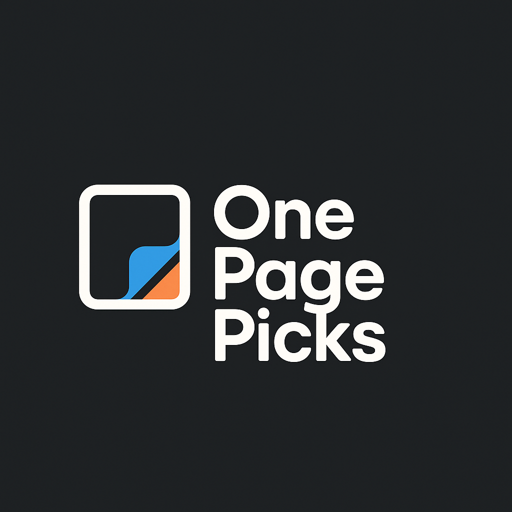 One Page Picks