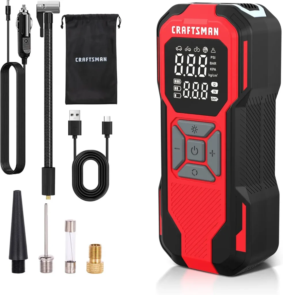 CRAFTSMAN Portable Tire Inflator CRAFTSMAN portable tire inflator