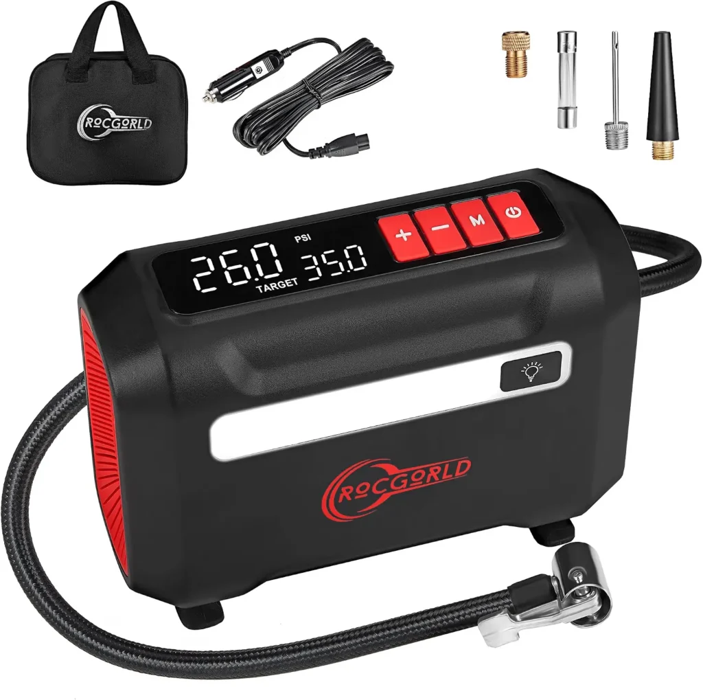 ROCGORLD R8 Tire Inflator ROCGORLD R8 portable tire inflator